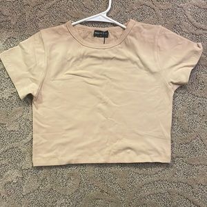 White Fox Switching Sides Crop Medium Sand